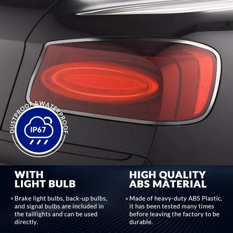 For  Continental Flying Spur LED Tail Light 2013-2019 OEM  4W0945096 4W0945095 High Quality Plug and Play Taillights